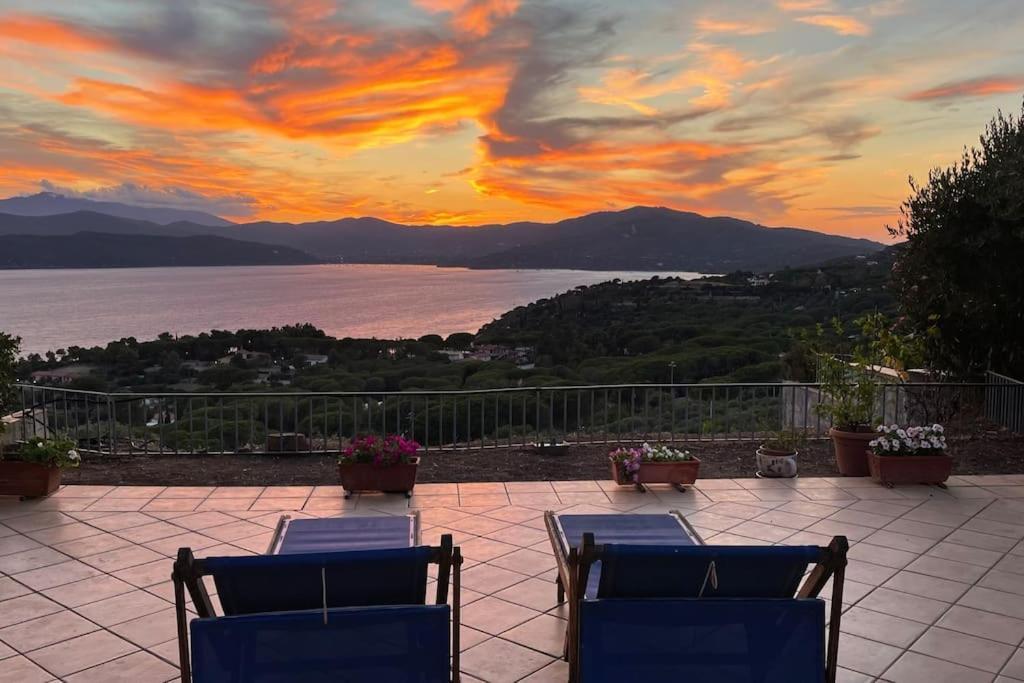 Villa Mit Whirlpool Und Phantastischer Aussicht Capoliveri  Extérieur photo